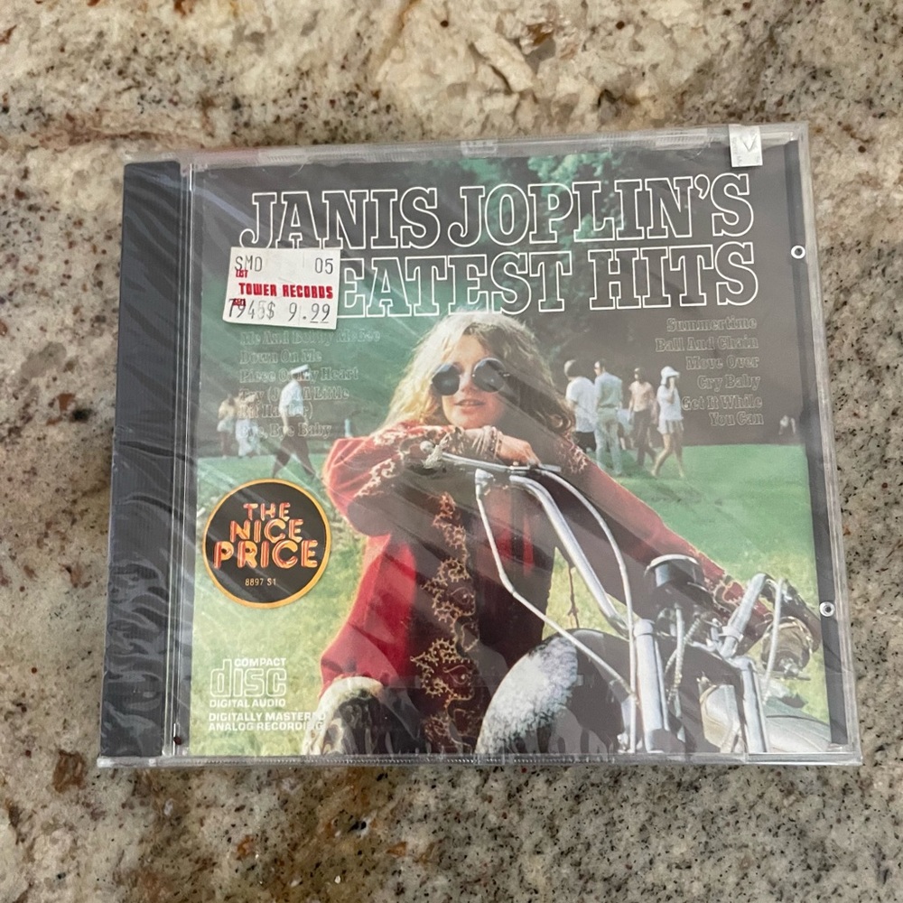 JANIS JOPLIN-GREATEST HITS-PIECE OF MY HEART-CRY BABY-CD-US-FACTORY SEALED-NEW - Picture 1 of 3